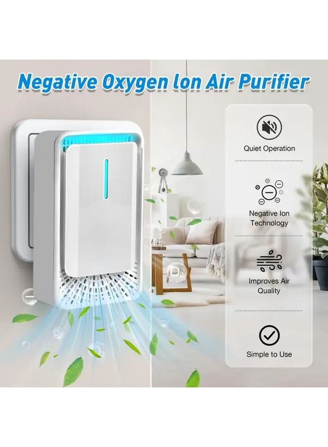 Smart Purifier 4PCS Mini Negative Ion Air Purifier Desktop Odor Eliminator Fresh Air - Image 1